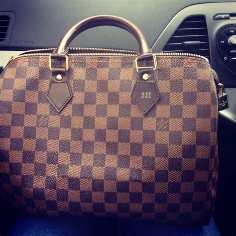 lv bag with initials.